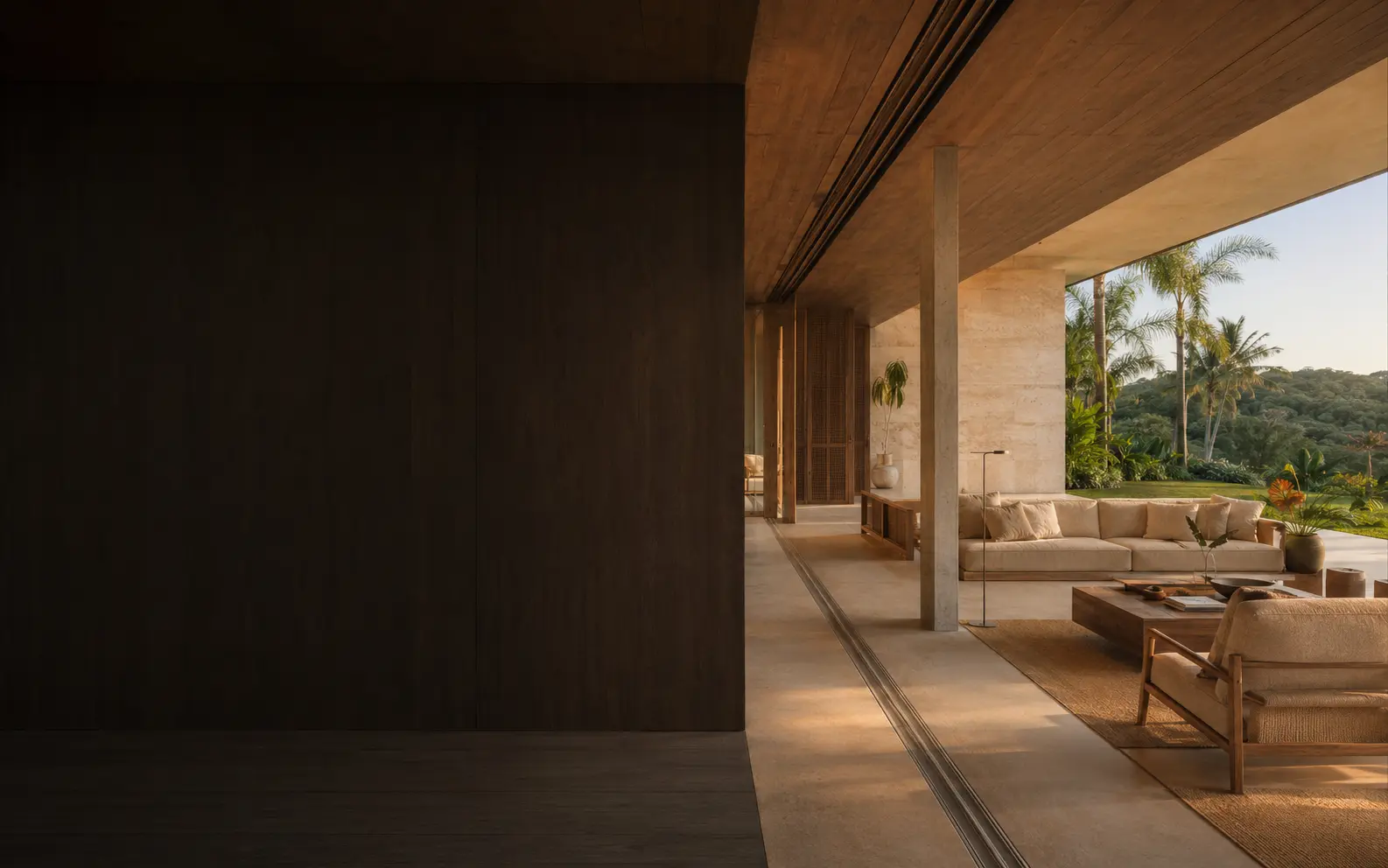 Arquitetura residencial integrada à paisagem